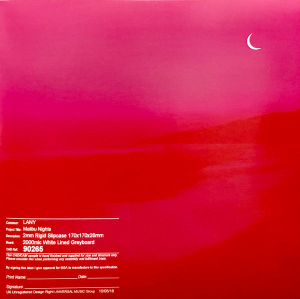 LANY (2) : Malibu Nights (LP, Album, Cle)
