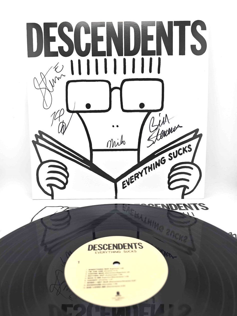 DESCENDENTS Everything Sucks SIGNED Autographed Cover Vinyl Record LP
