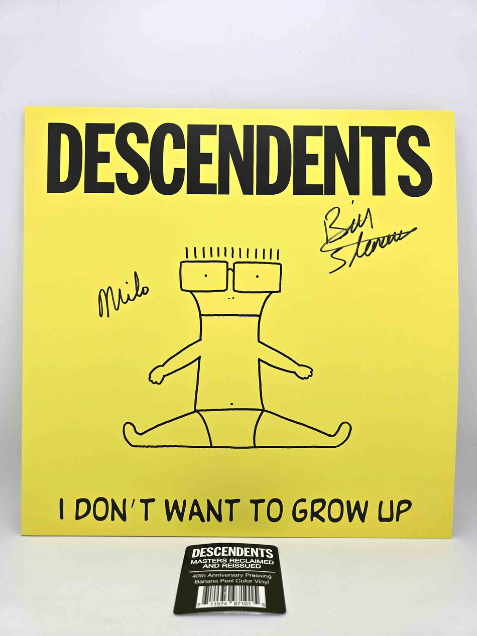 DESCENDENTS - I Don't Want To Grow Up BANANA PEEL Autographed SIGNED Cover Vinyl