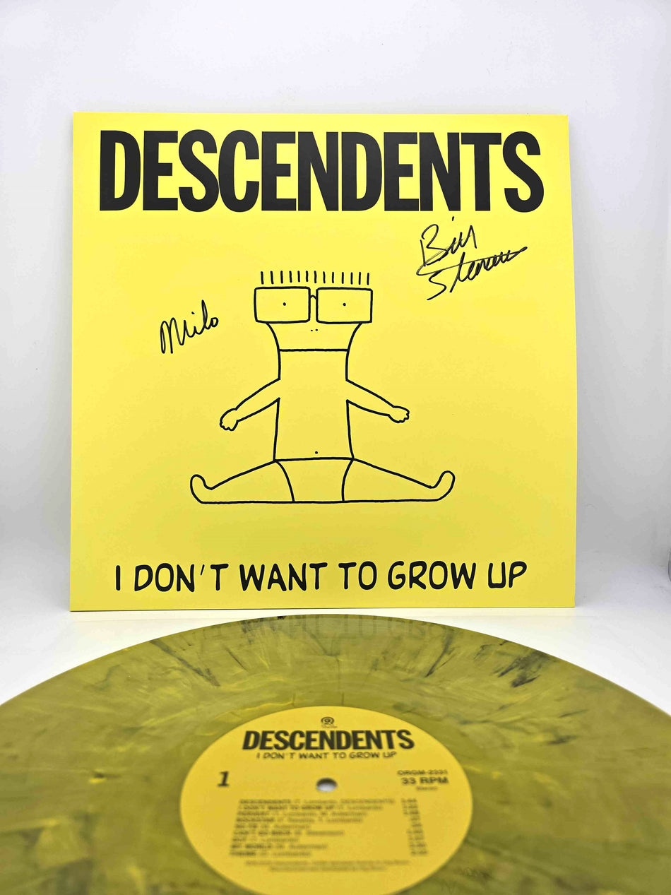 DESCENDENTS - I Don't Want To Grow Up BANANA PEEL Autographed SIGNED Cover Vinyl