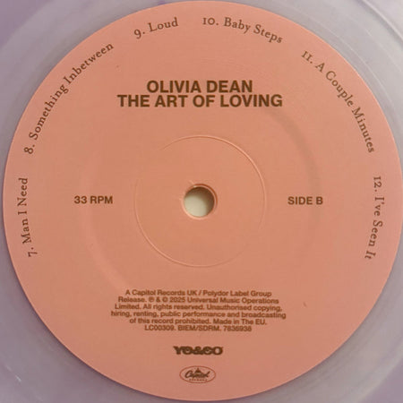 Olivia Dean : The Art Of Loving (LP, Album, Ltd, Lil)