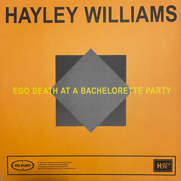 Hayley Williams : Ego Death At A Bachelorette Party (2xLP, Album, Tra)