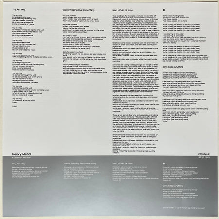 Cameron Winter : Heavy Metal (LP, Album, Ltd, Sil)