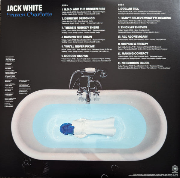 Jack White (2) : Frozen Charlotte (LP, Album, Ltd, Tea)
