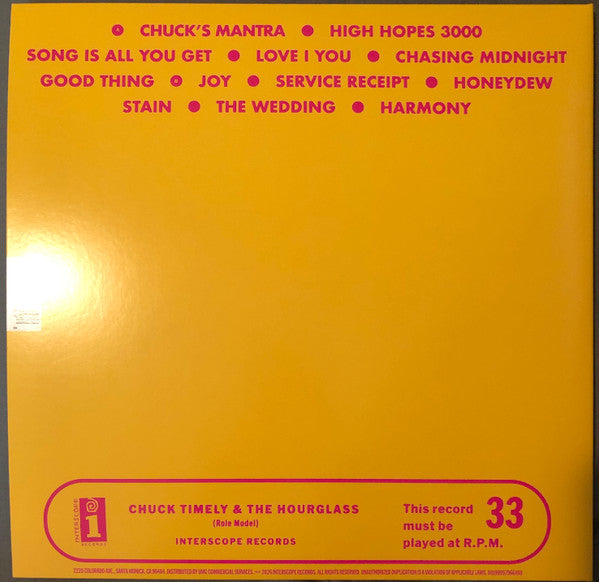 ROLE MODEL (2) : Chuck Timely & The Hourglass (LP, Album, Opa)