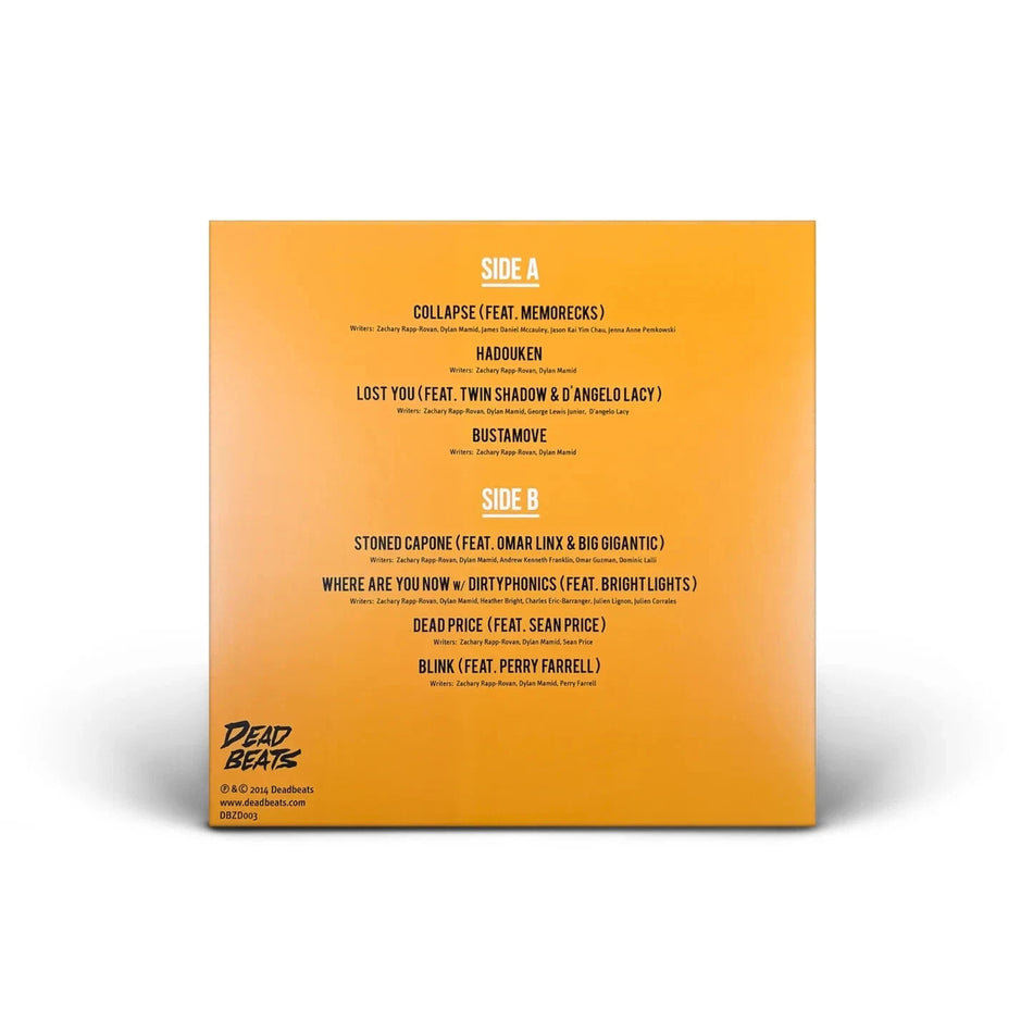ZEDS DEAD - Somewhere Else Yellow Orange Vinyl LP Limited Edition