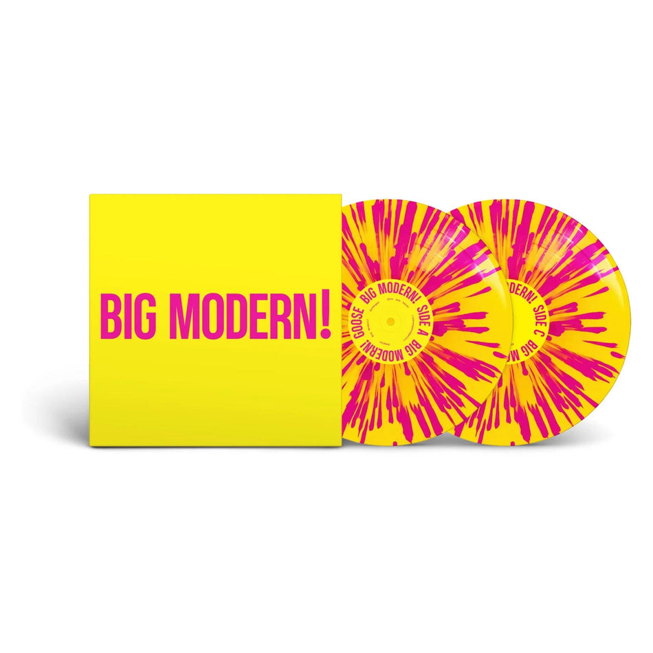 Goose - BIG MODERN!  Big Unicorn Yellow Magenta Splatter Vinyl Record 2LP  /1000