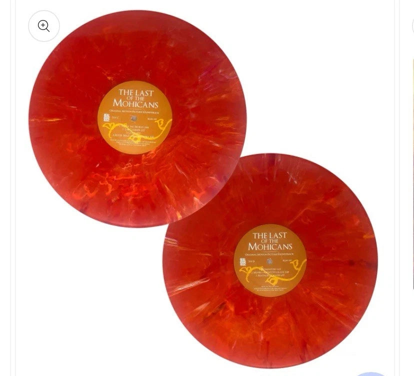 THE LAST OF THE MOHICANS - OST - 2LP RED (REDCOAT) VINYL - LE OF 100 - NEW!