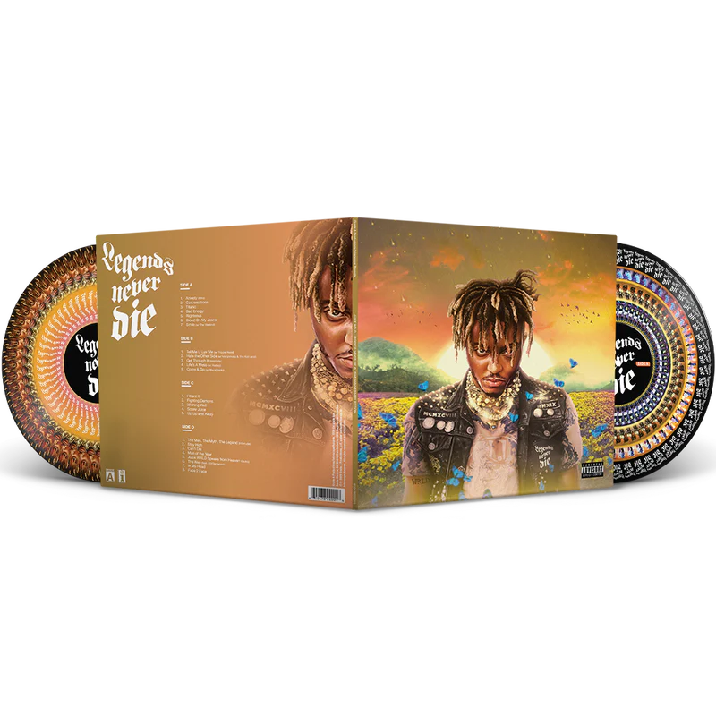 Juice WRLD ‎– Legends Never Die Limited ZOETROPE Vinyl 2LP 5th Anniversary