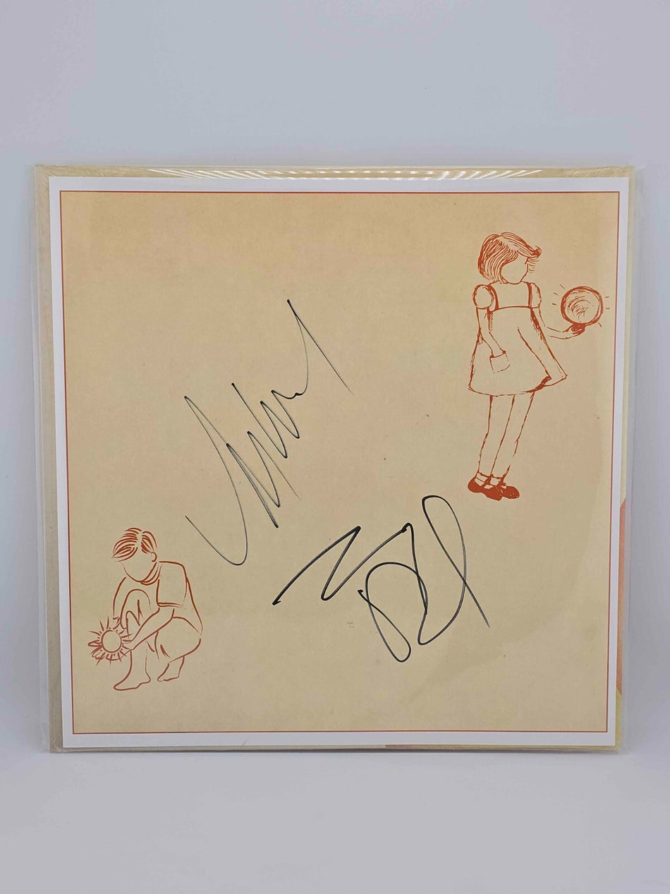 She & Him SIGNED LP Volume One ZOOEY DESCHANEL & M. WARD Vinyl Record